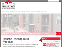 Tablet Screenshot of horizondbm.com